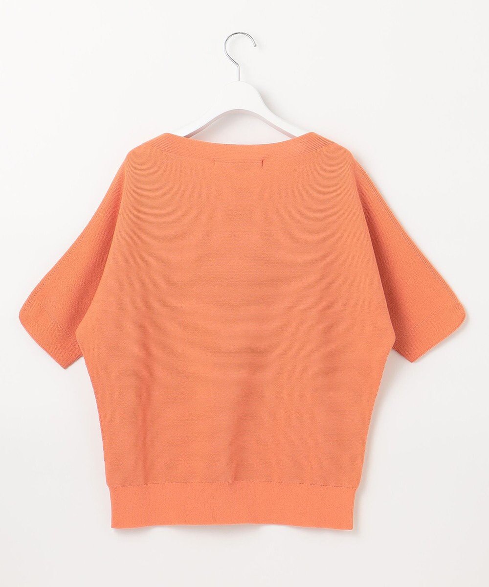 自由区 【洗える】コットンストレッチホールガーメント プルオーバー ニット 