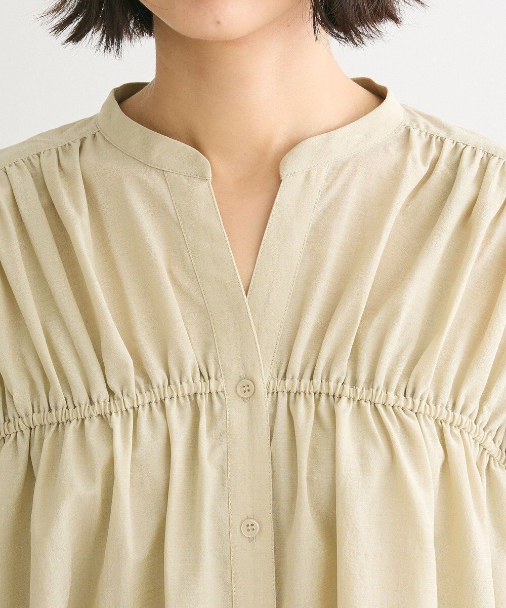 Green Parks シャーリングボリュームチュニック 