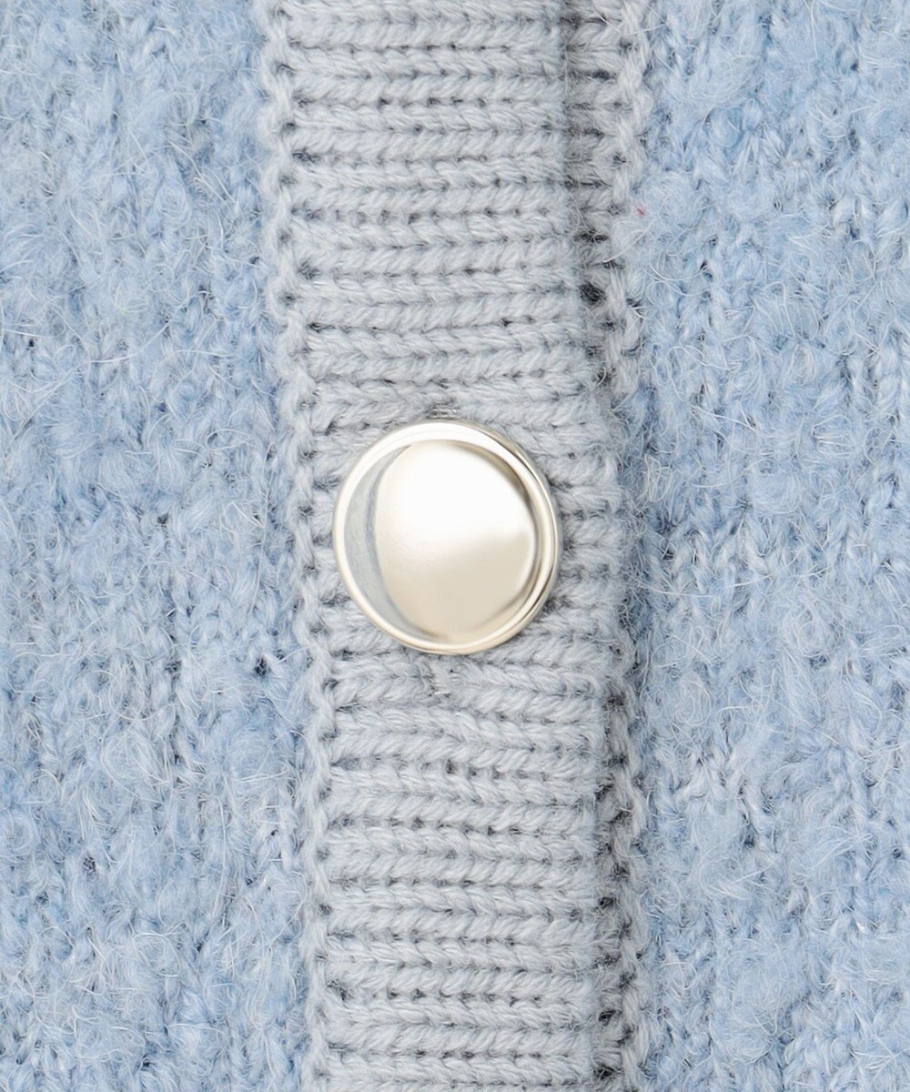 Feroux 【洗える】ブークレー ニットジャケット 