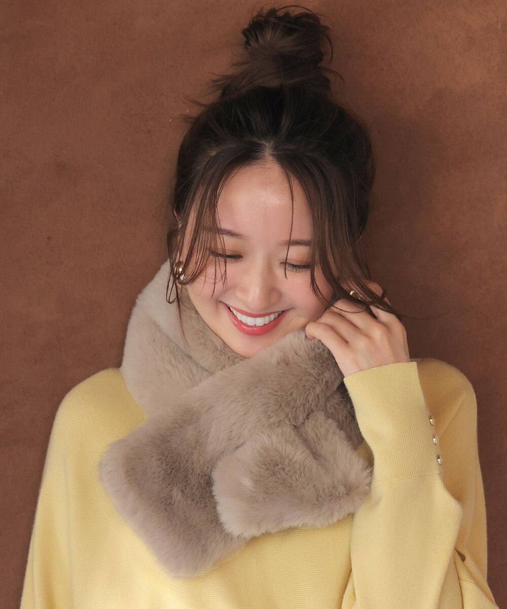 ANY SIS フェイクファー ティペット 