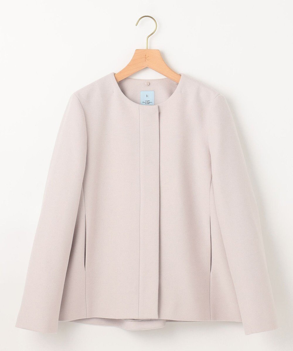 組曲 L 【2WAY】ウールモッサ ショートコート 