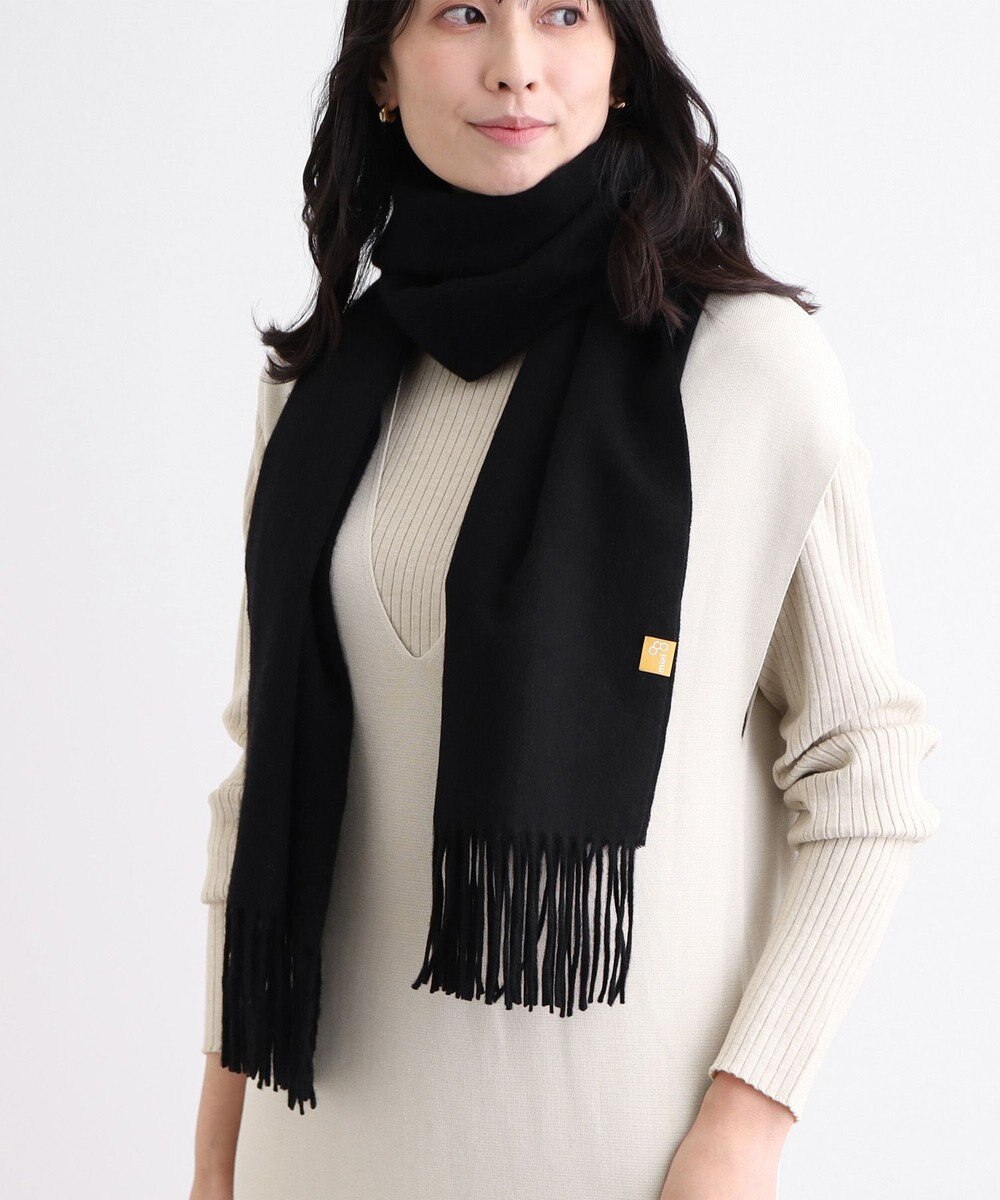 MOONBAT WEB限定【洗える】ミエル (miel) カシミヤ100％ 無地ストール 