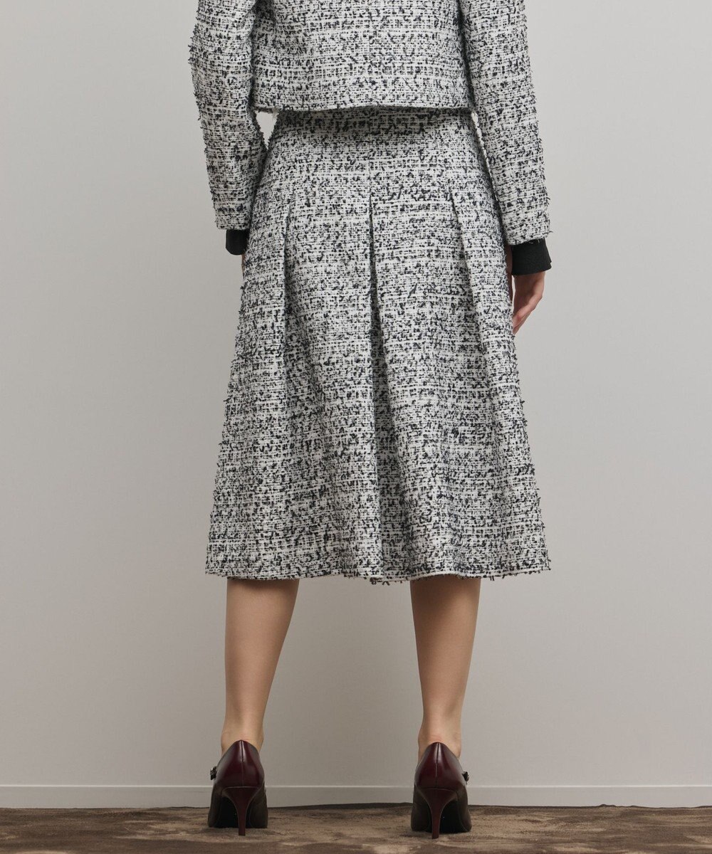 GRACE CONTINENTAL ミックスツイードスカート 