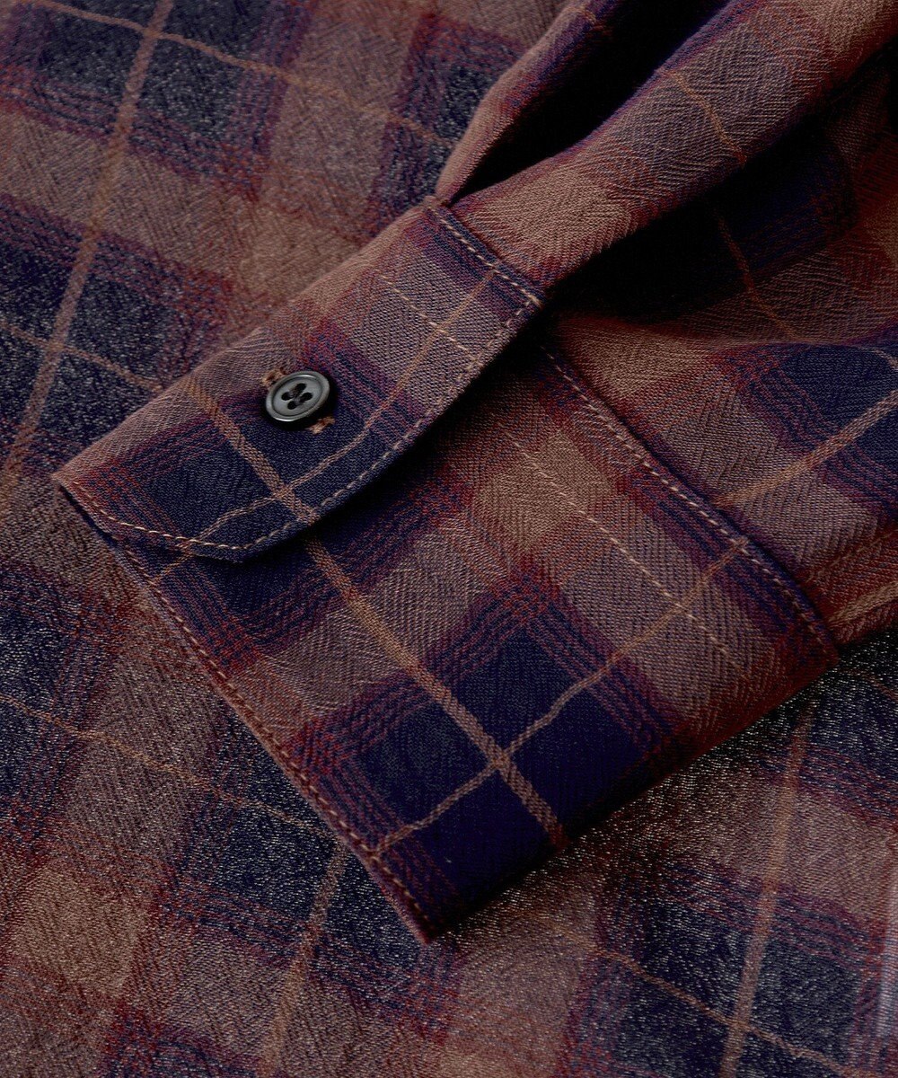 Green Parks カシュクールシアーシャツ 