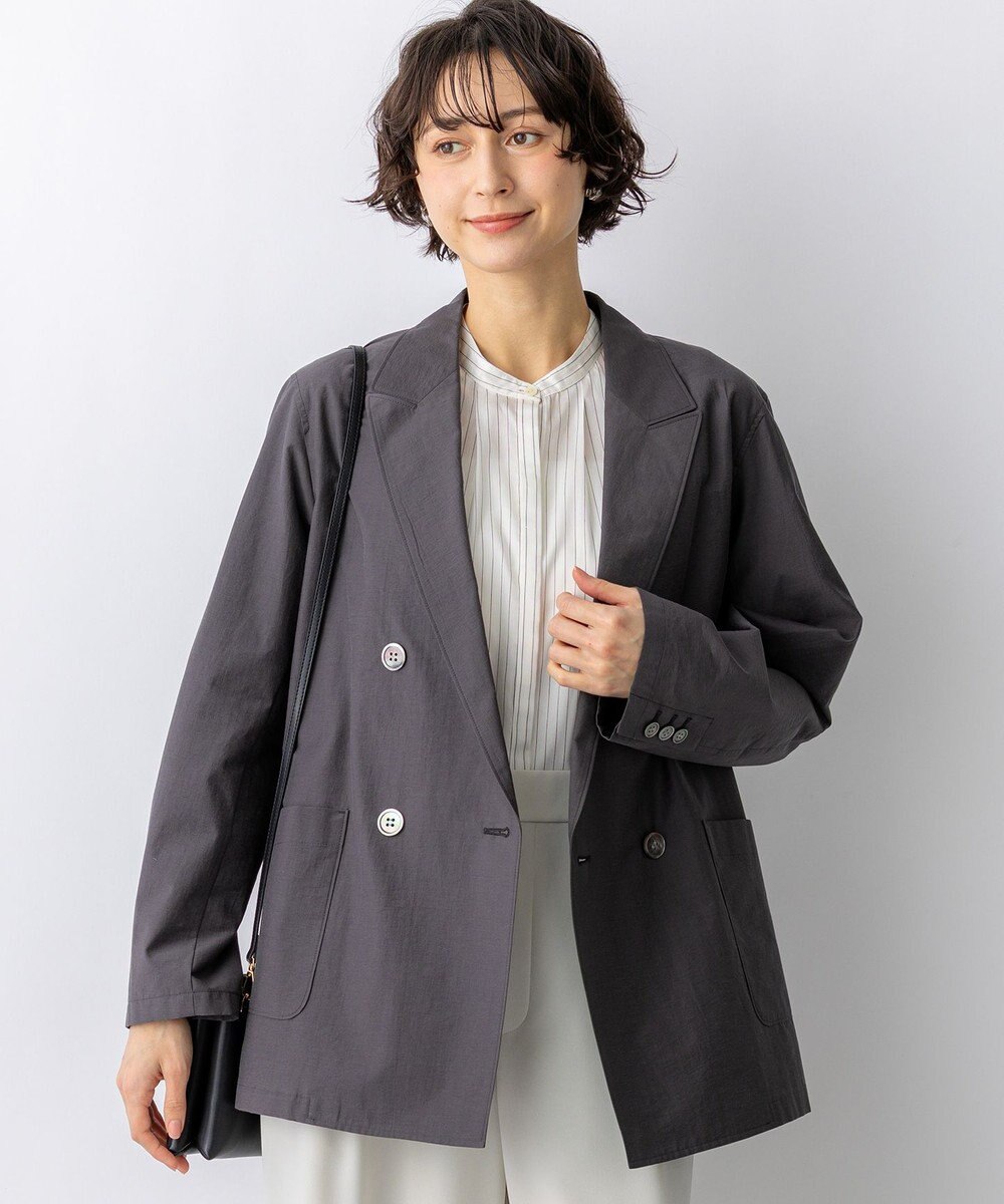 23区 【先行予約】MANTECOブライトワッシャー ダブル ジャケット 