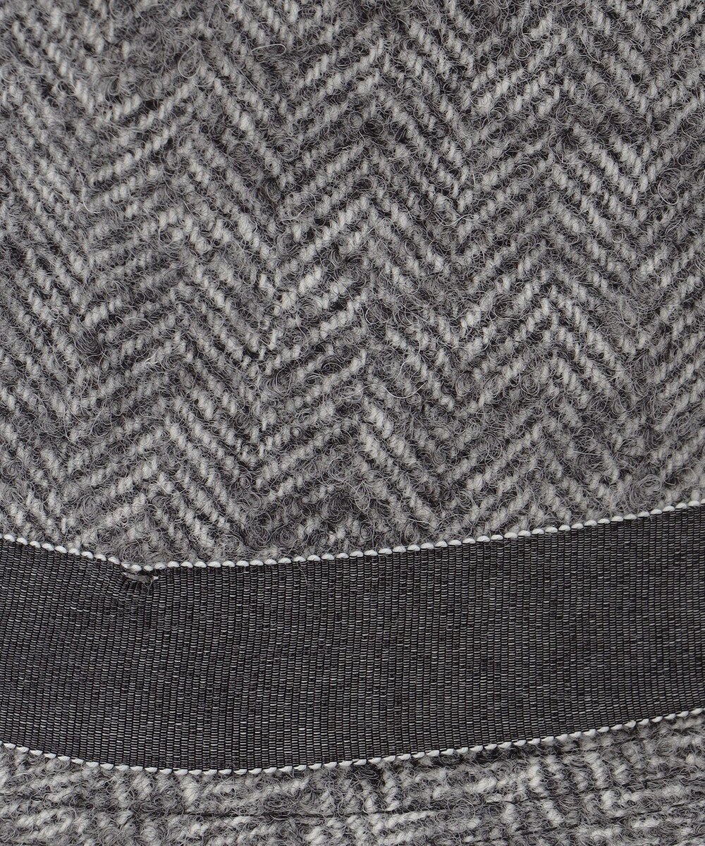 JOSEPH ABBOUD 【サイズ調整可】アルパカリングヘリンボーン ハット 