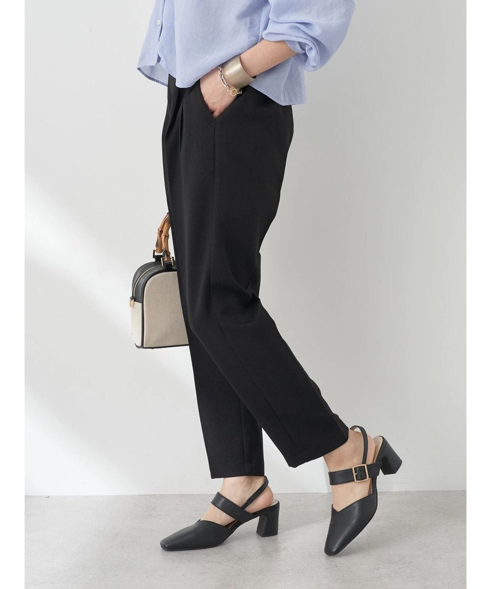 earth music&ecology 接触冷感テーパードパンツ 