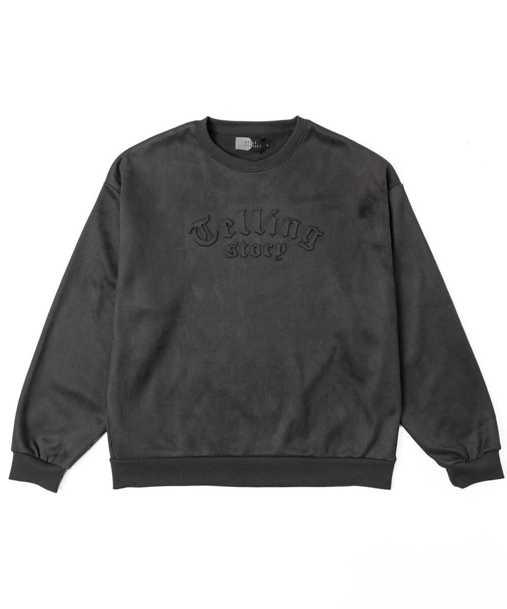 WEGO フェイクスウェードロゴプルオーバー 