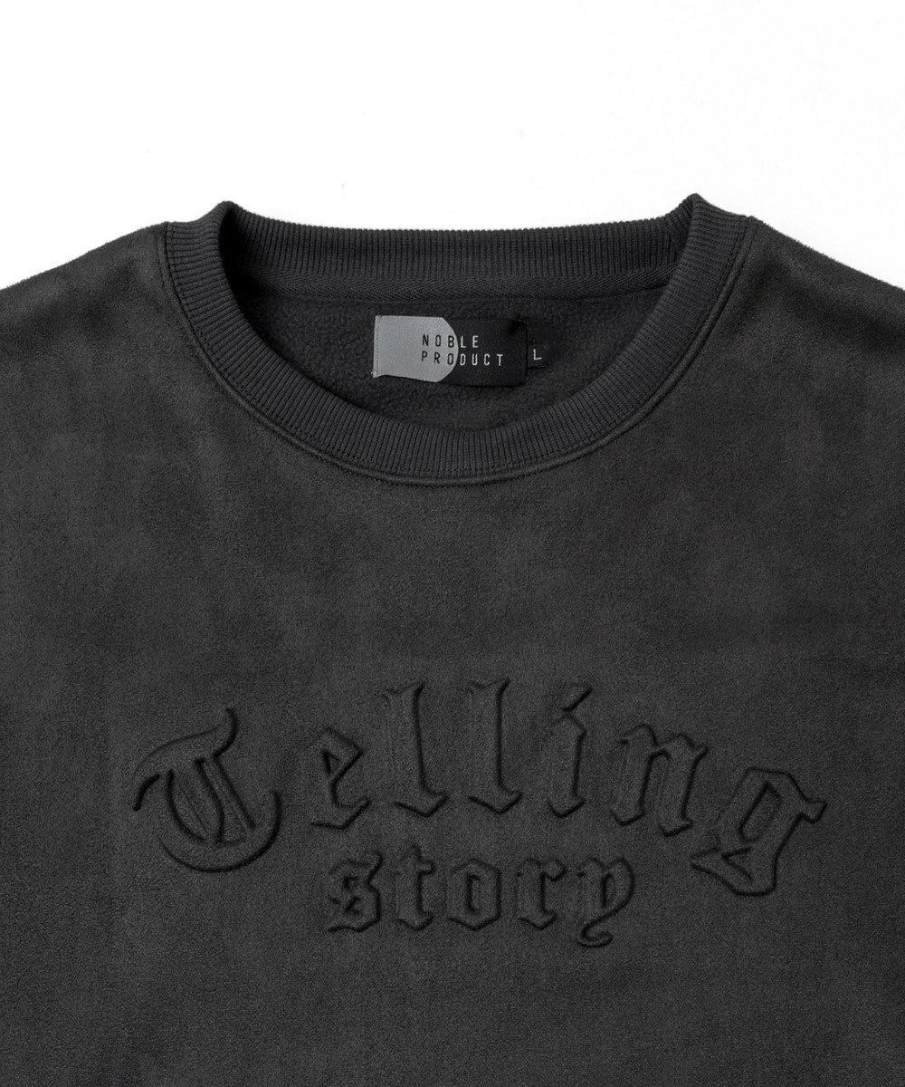 WEGO フェイクスウェードロゴプルオーバー 