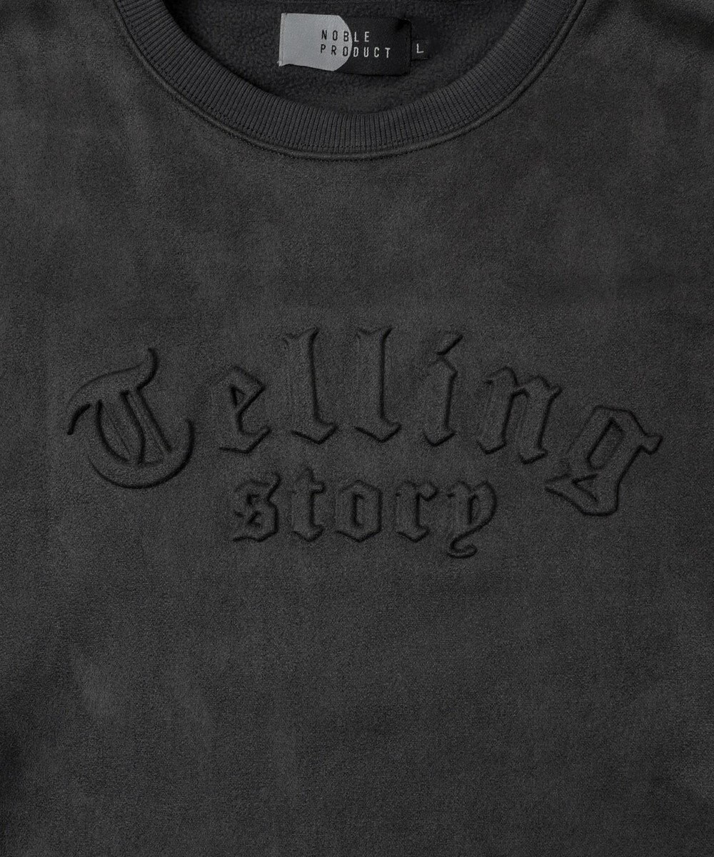 WEGO フェイクスウェードロゴプルオーバー 