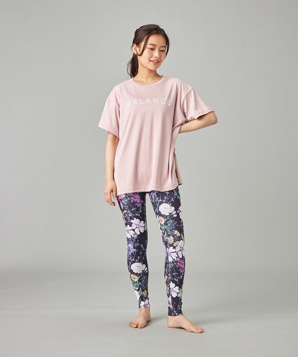 Chacott Chacott BALANCE ローズガーデンプリントレギンス 