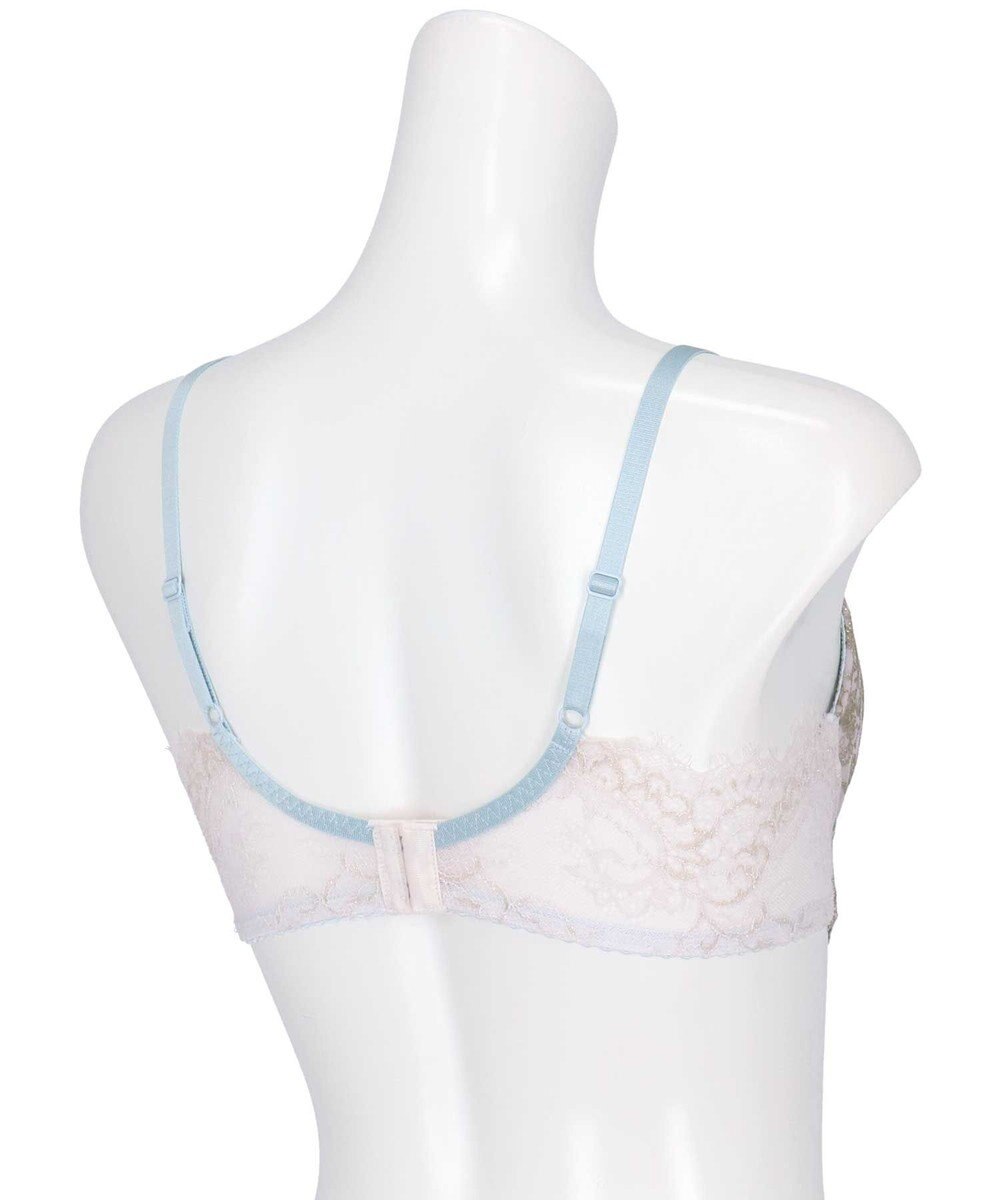 AMPHI ブラジャー 谷間メイク 脇高設計 細身え効果 Gカップまで対応 大きいサイズ 【Glama-Rich グラマリッチ 脇スッキリタイプ】ブラ BYJ603 アンフィ／ワコール 