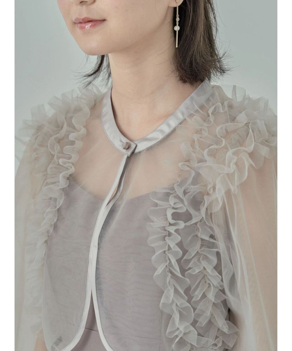 earth music&ecology ＳＥＴ２点チュールブラウス付きキャミワンピース 