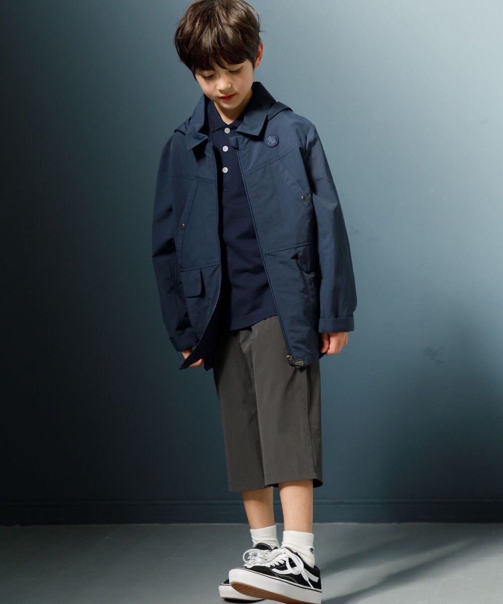 J.PRESS KIDS 【撥水】【140-170㎝】ナイロンストレッチクロス ７分丈パンツ 