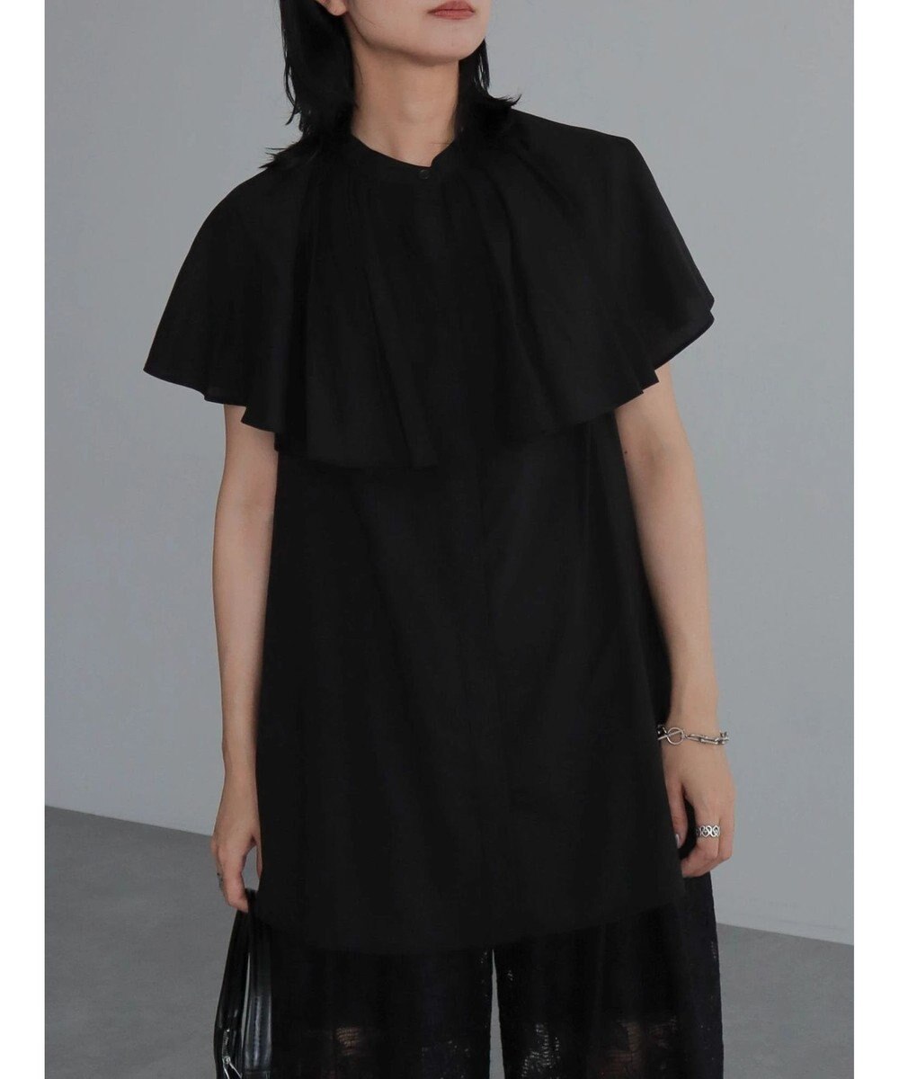 Green Parks ビックカラーナローブラウス 