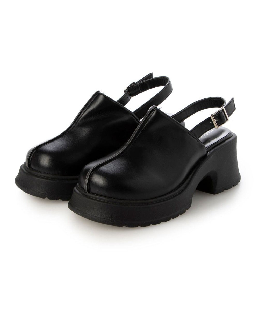 MODE ET JACOMO <noyau>センターライン厚底サボサンダル 