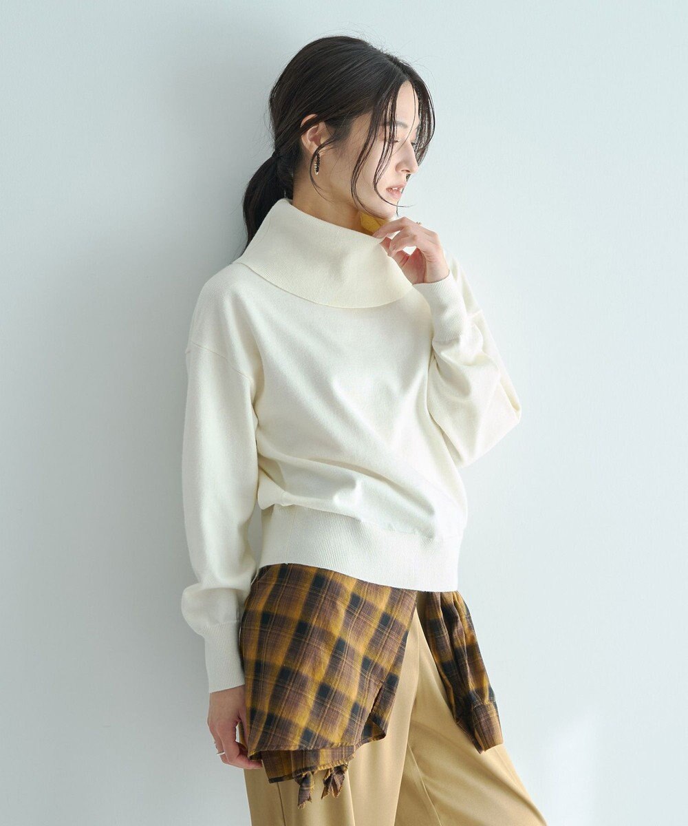 YECCA VECCA オフタートルネックニット 