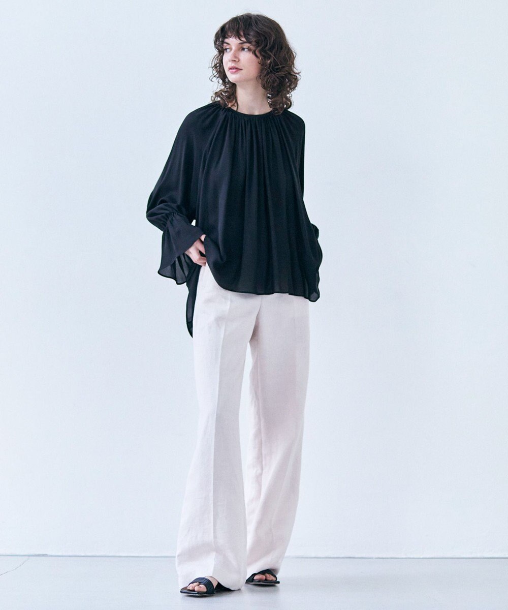 BEIGE， 【GISELe ６月号掲載】CRINUM / ストレートリネンパンツ 