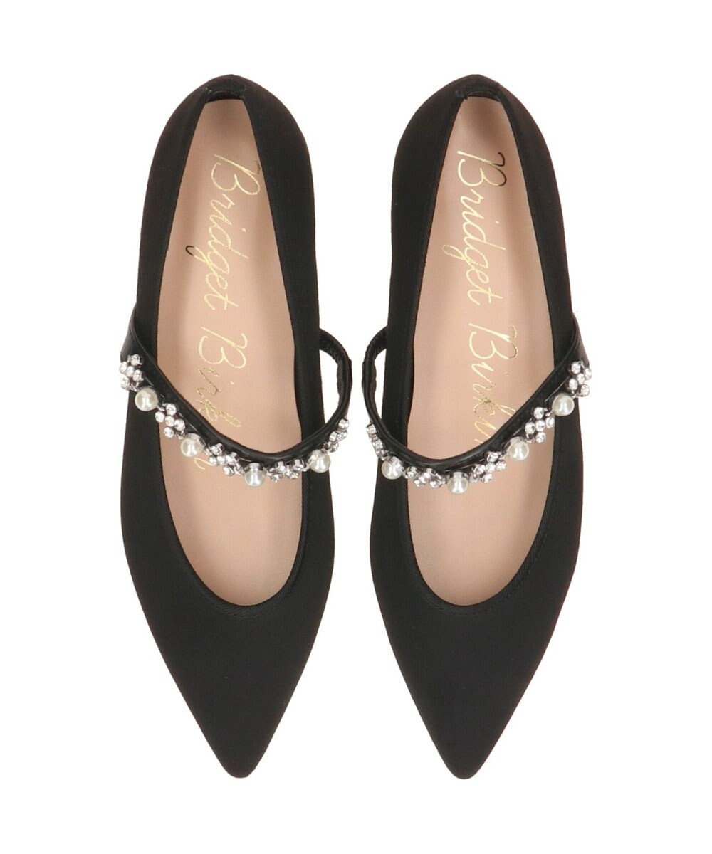 Bridget Birkin ＜抗菌消臭＞【Bridget Birkin】キラキラストラップポインテッドパンプス 