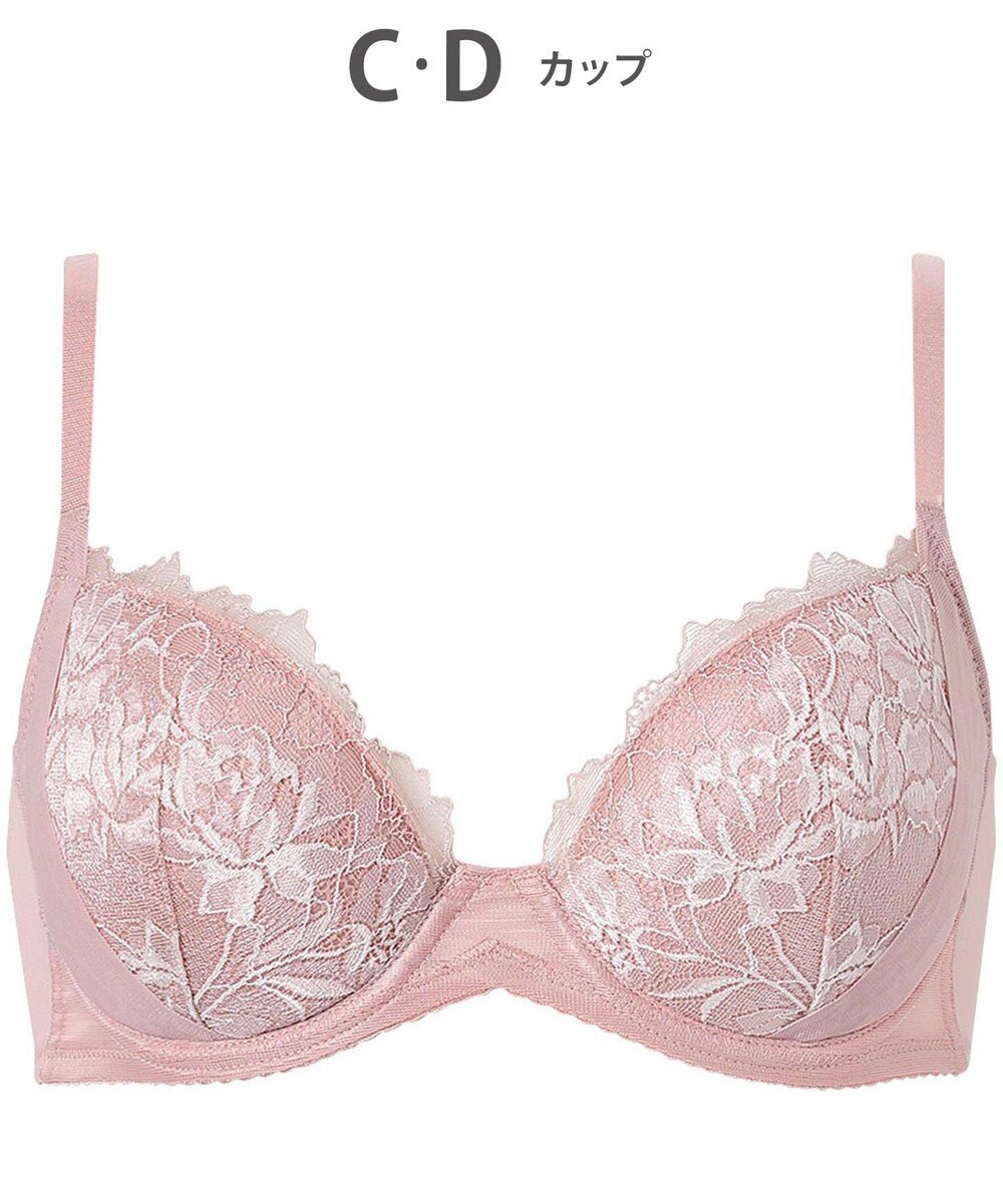 Wing ブラジャー 軽いつけごこち バストシルエットがきれい 脇から背中すっきり KB7002 ウイング／ワコール 