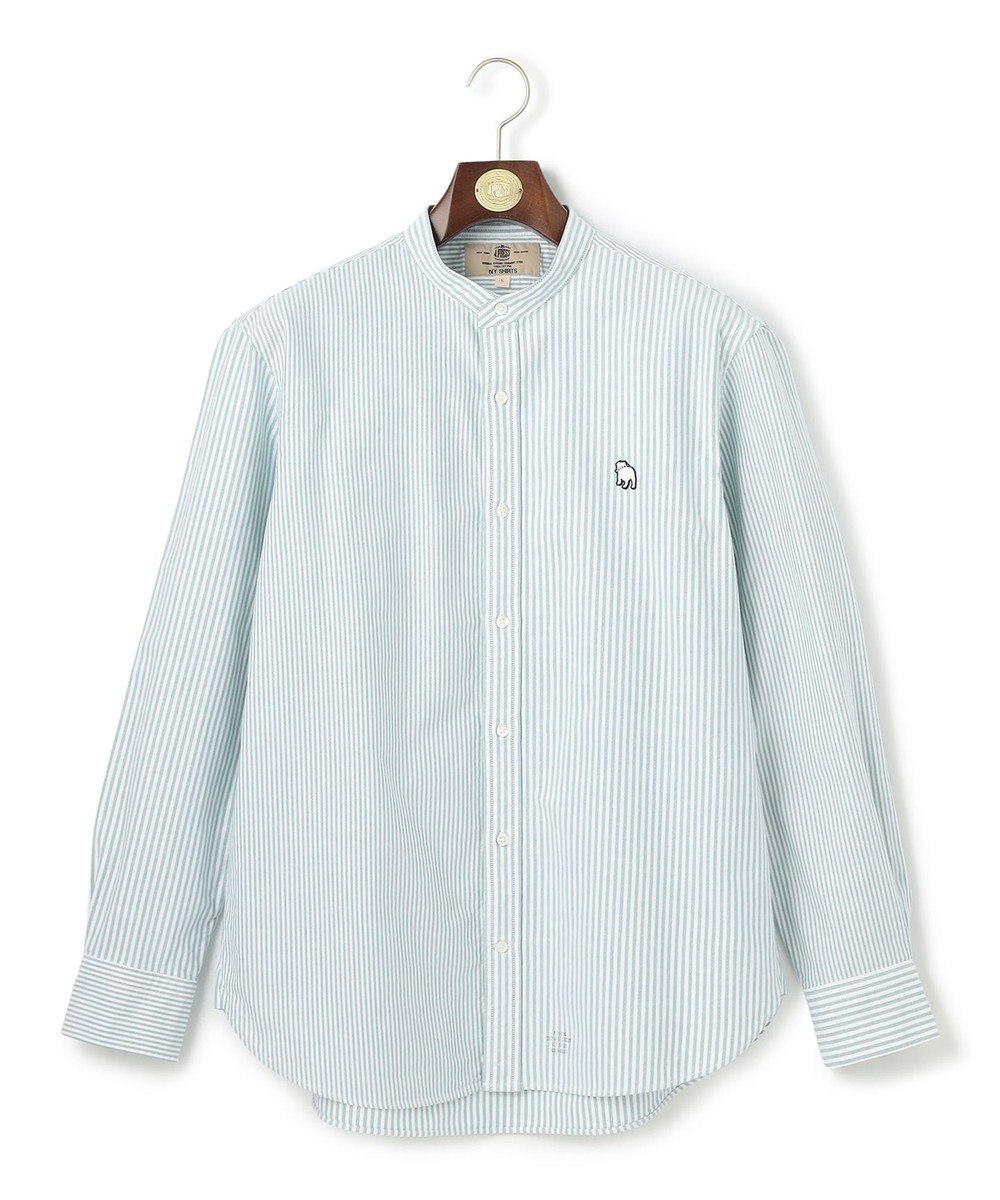 J.PRESS MEN 【IVY COLLECTION】【毎シーズン大好評】バックブル ロンストクレイジーパターン バンドカラーシャツ 