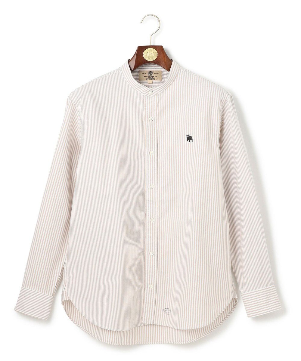 J.PRESS MEN 【IVY COLLECTION】【毎シーズン大好評】バックブル ロンストクレイジーパターン バンドカラーシャツ 