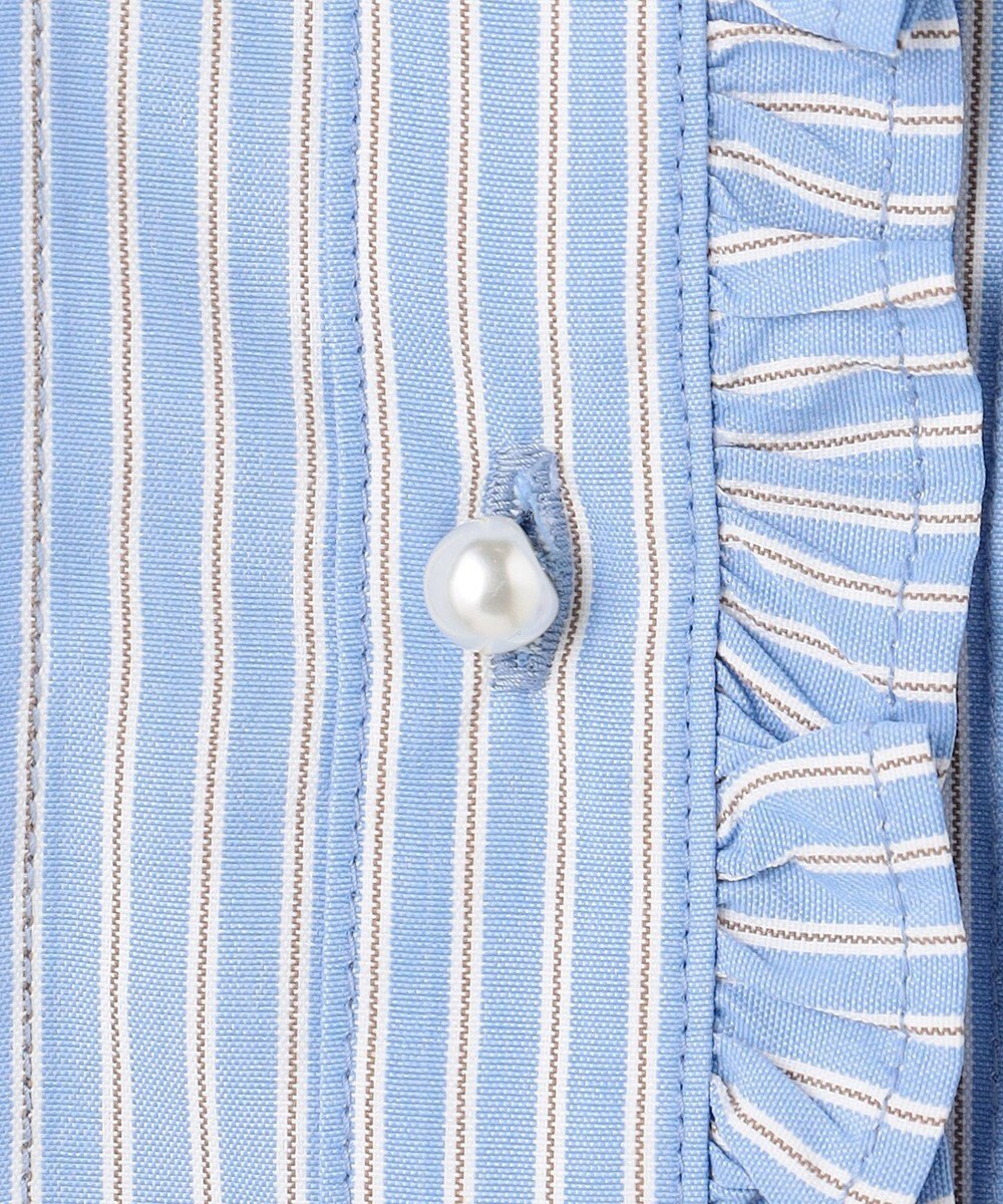 ANY SIS フリルスタンド シャツ 