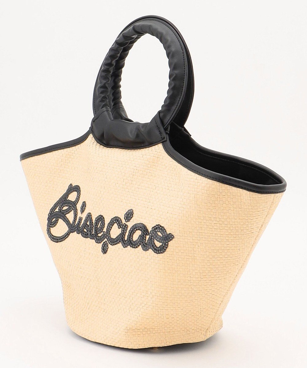 組曲 スパンコールエンブロイダリーカゴバッグ 