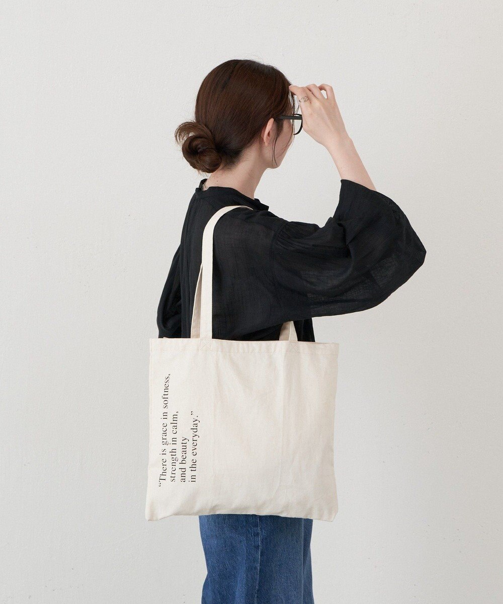 russet ［インフルエンサースタッフ企画］ロゴトートバッグ(Z-221) 