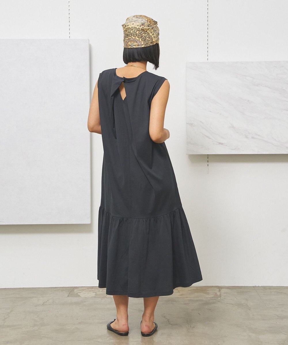 J.PRESS YORK STREET 【WOMEN】フレアギャザー ワンピース 