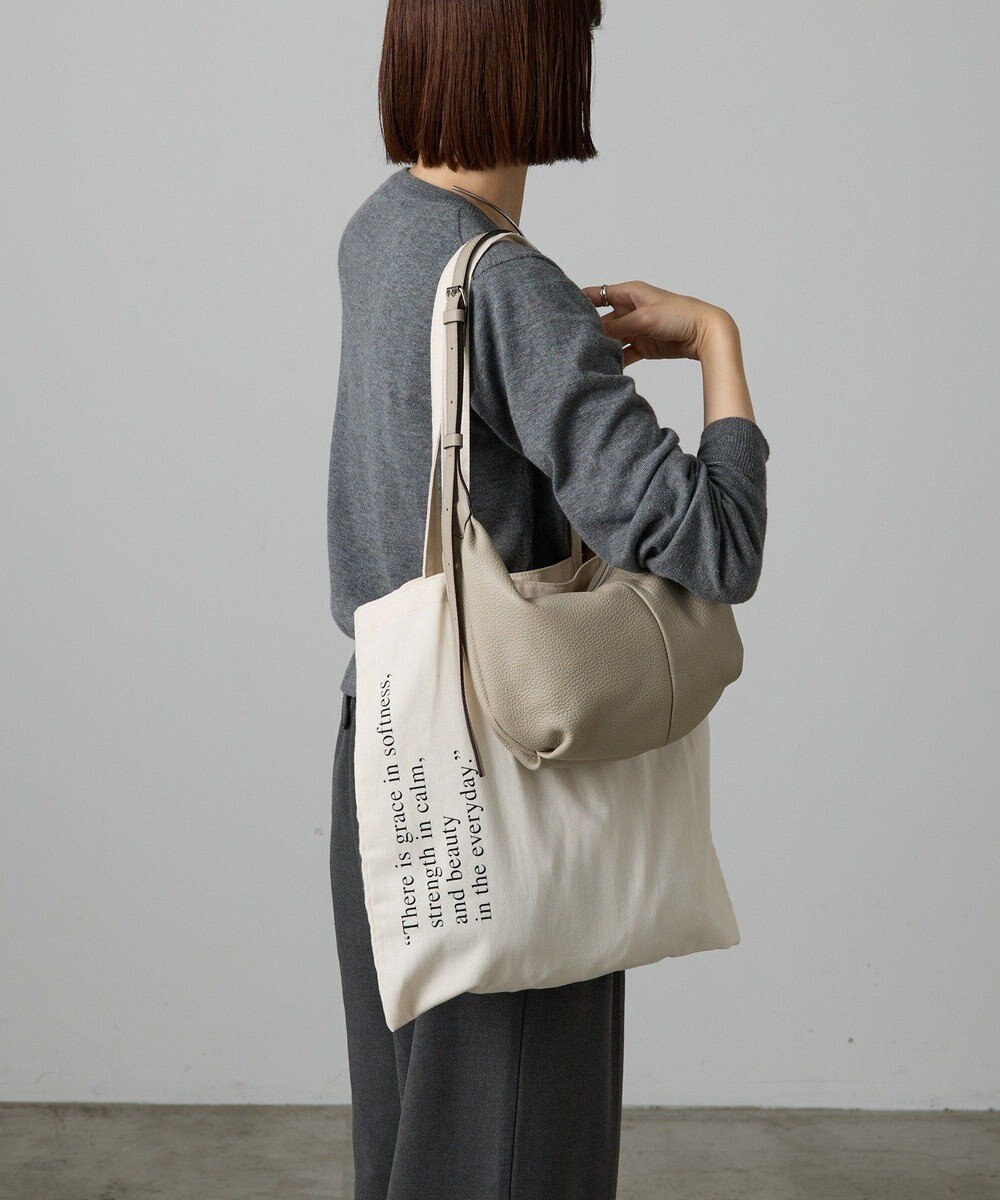 russet ［インフルエンサースタッフ企画］ロゴトートバッグ(Z-221) 