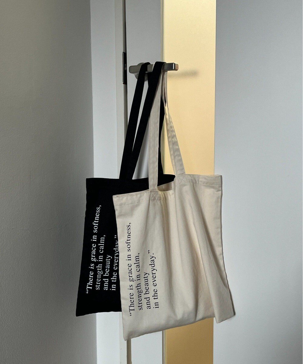 russet ［インフルエンサースタッフ企画］ロゴトートバッグ(Z-221) 