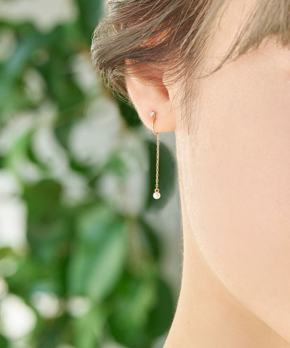 Phoebe 【K10RG】リバーシブル2wayスウィングイヤリング 