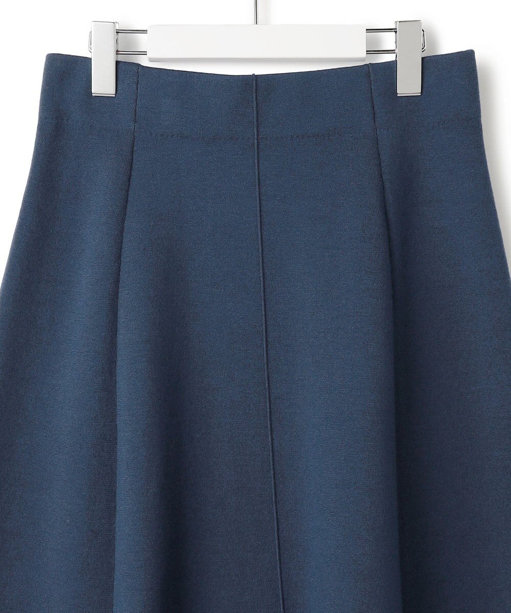 ICB 【洗える】 シルキーウールダブルフェイス ニットフレアスカート 