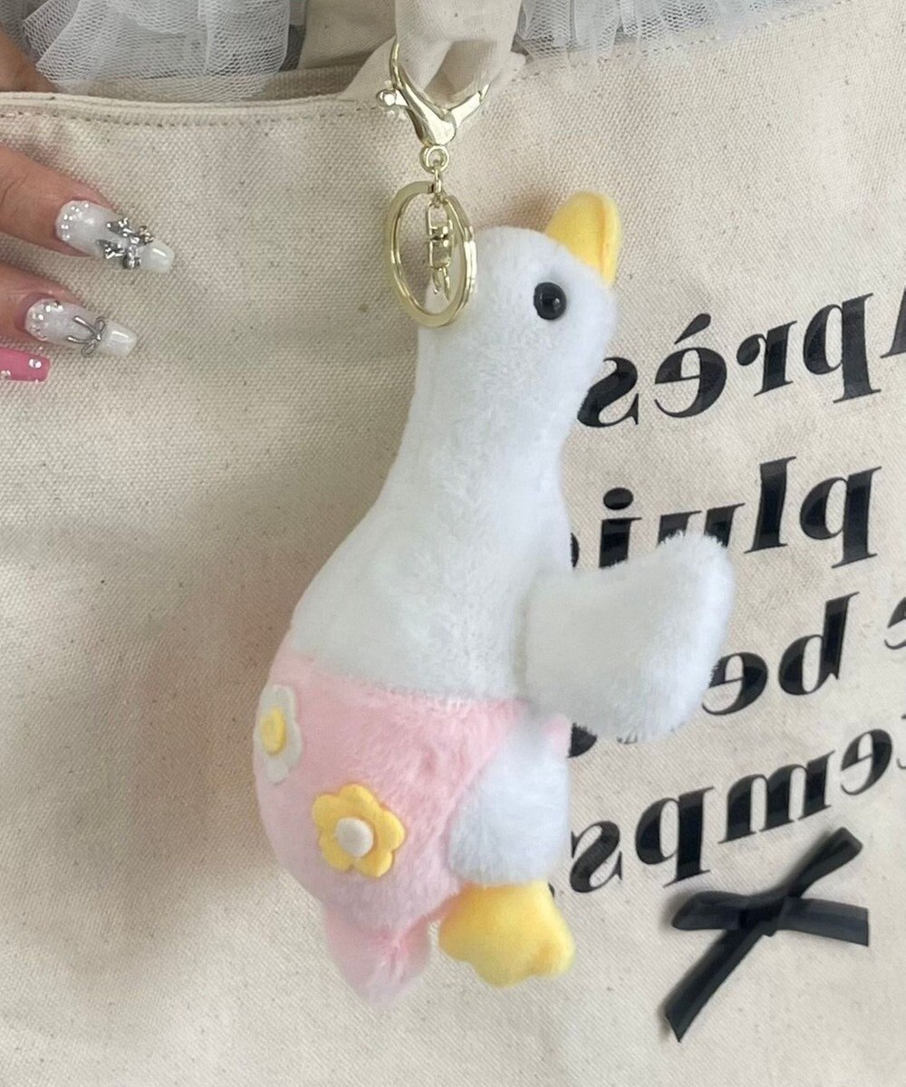 WEGO おはなあひるぬいぐるみキーホルダー 