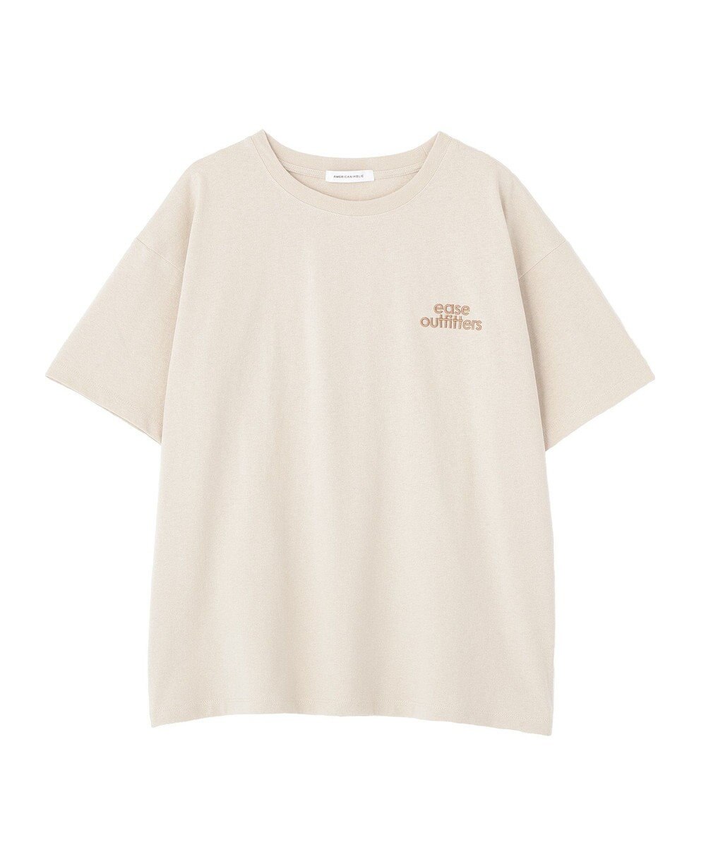 AMERICAN HOLIC 刺繍&フォトプリントTシャツ 