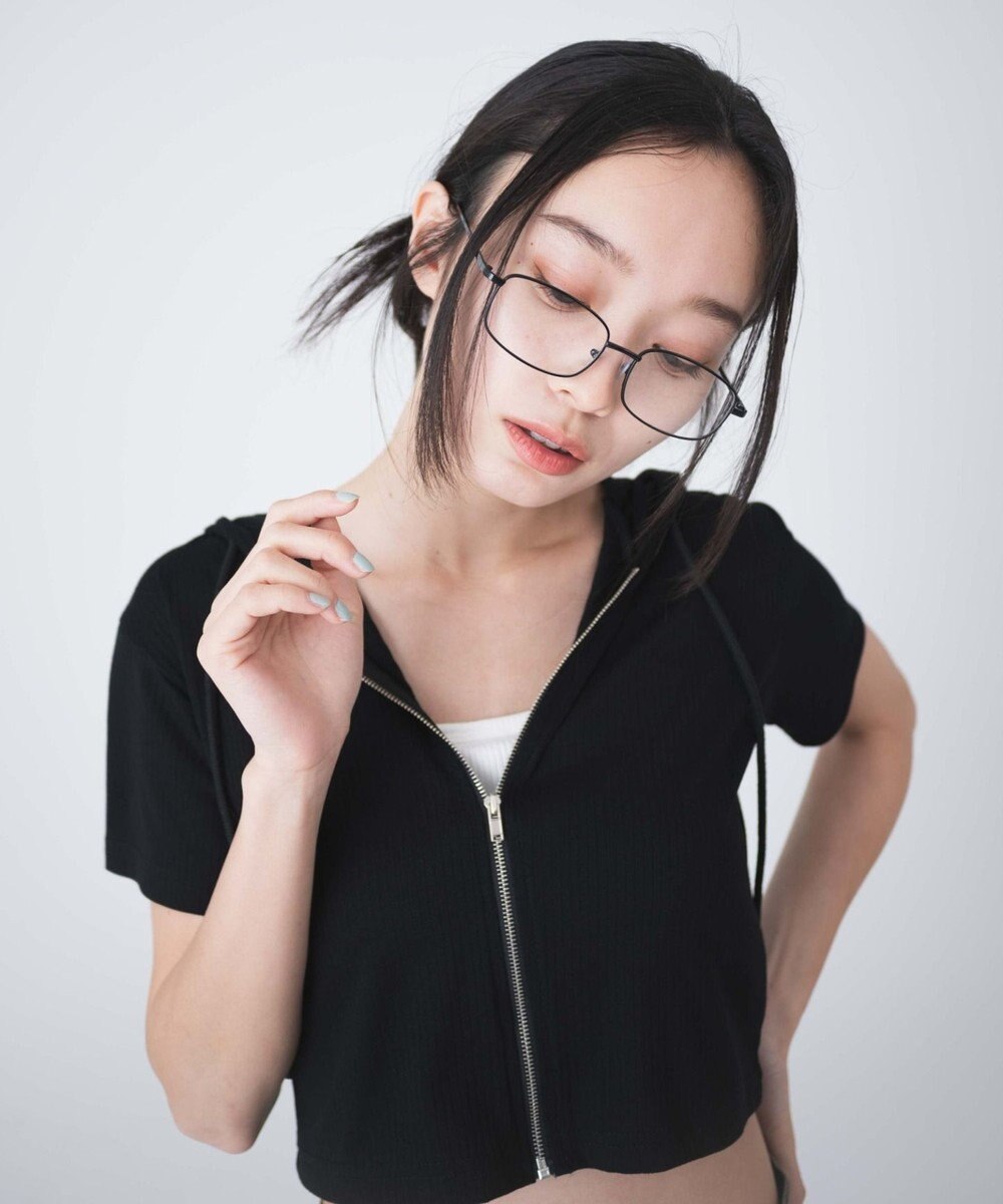 WEGO メタルフレームクリアアイウェア 