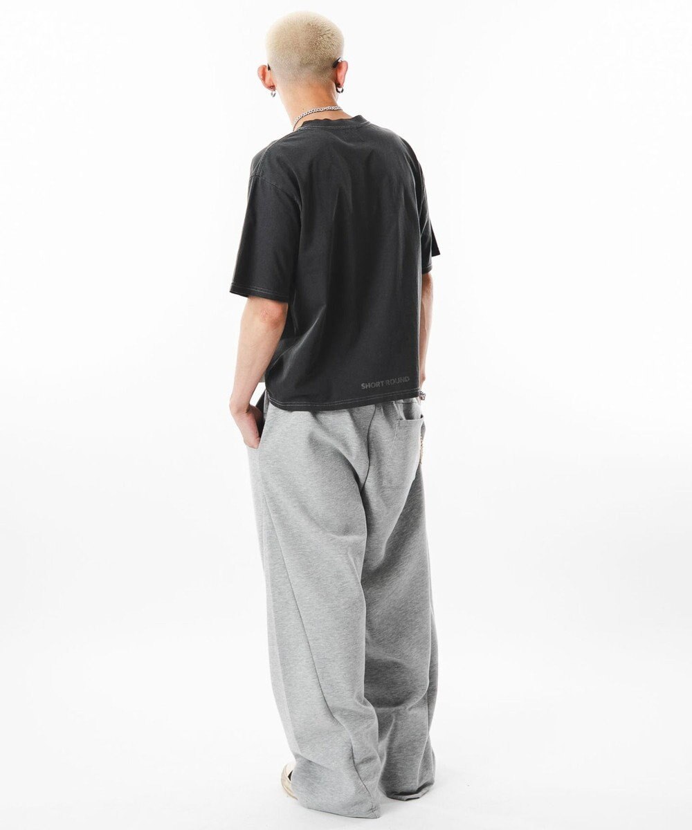 WEGO 【ユニセックス着用ITEM】ライトスウェットカバーフィットパンツ 