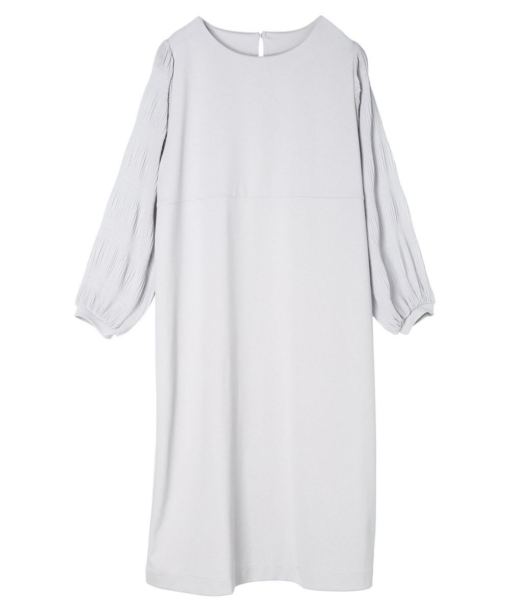 Green Parks マジョリカ袖ドッキングワンピース 