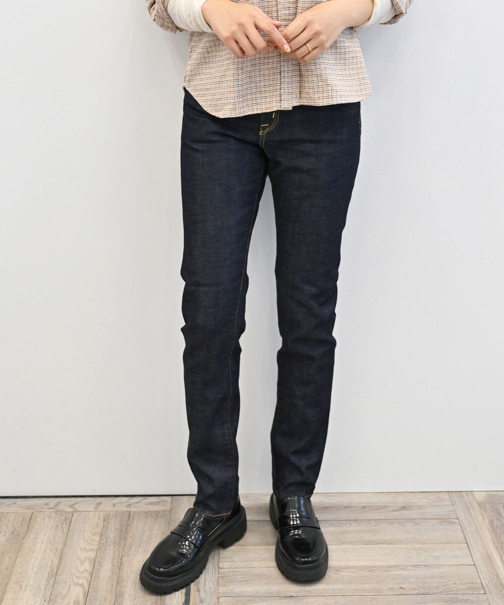 caqu modern pencil  タイトフィット ペンシルシルエット デニムパンツ 