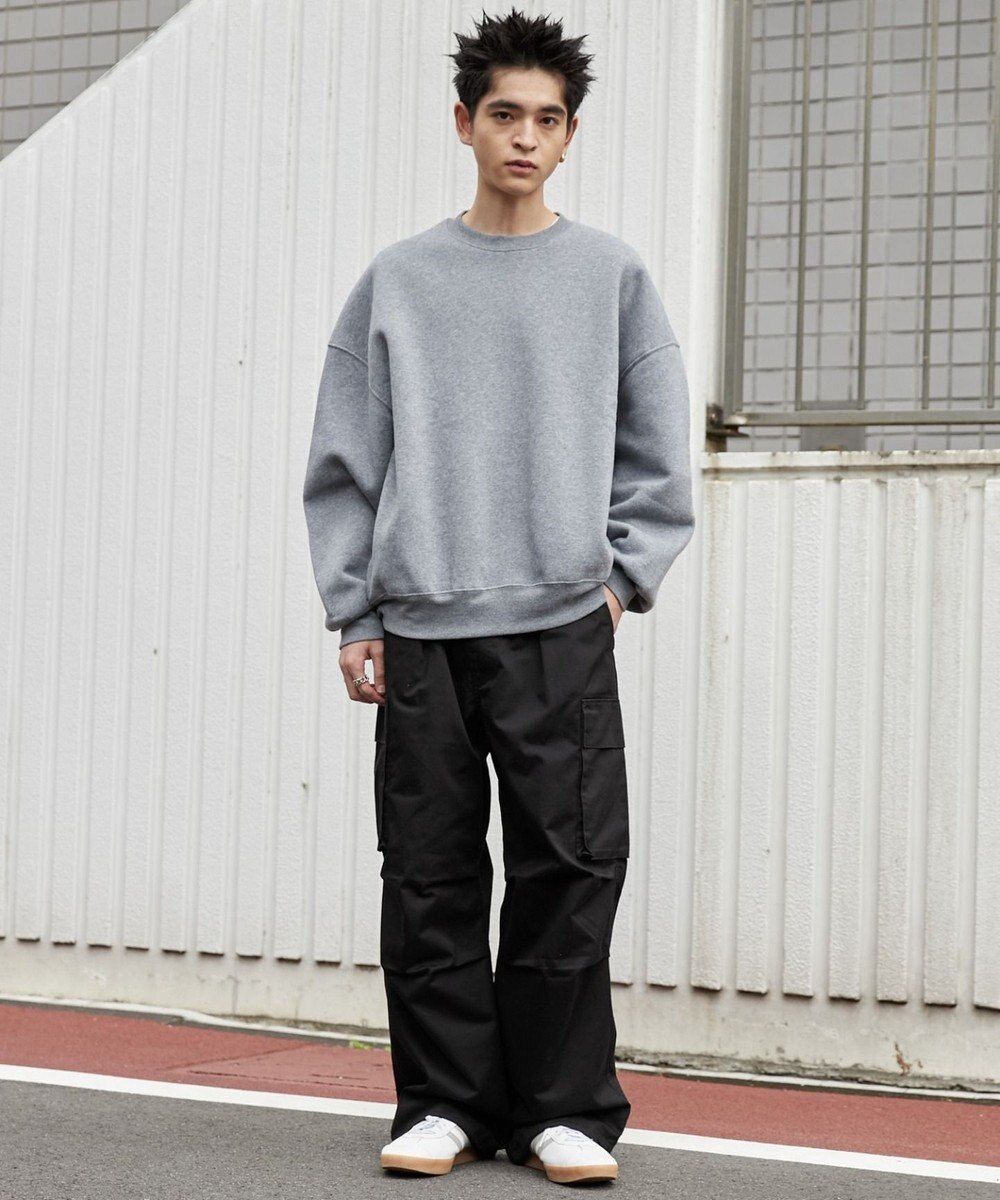 WEGO 【ウエストゴム】イージーワイドカーゴパンツ 