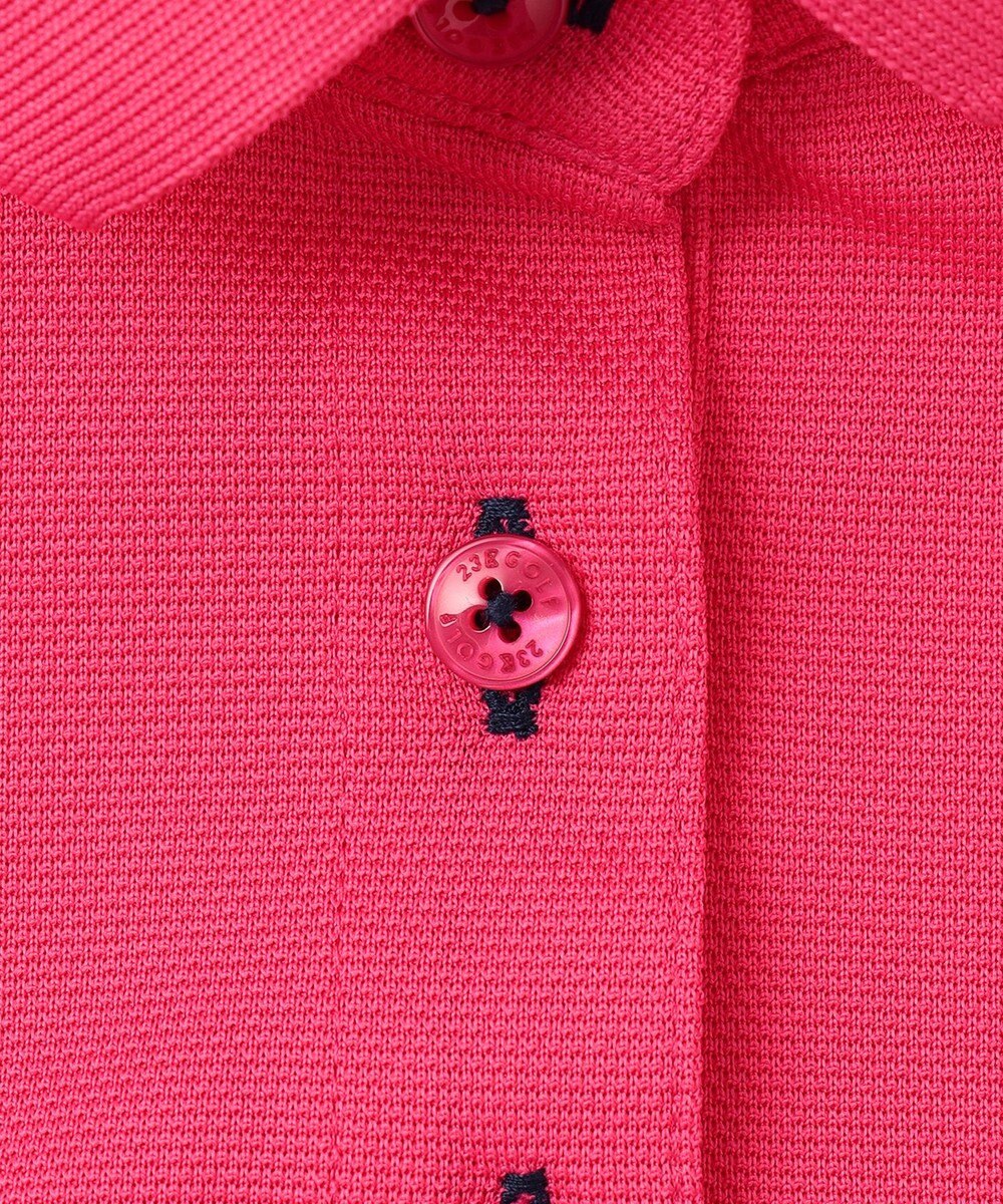 23区GOLF 【WOMEN】ポリエステルカノコ 半袖ポロシャツ 