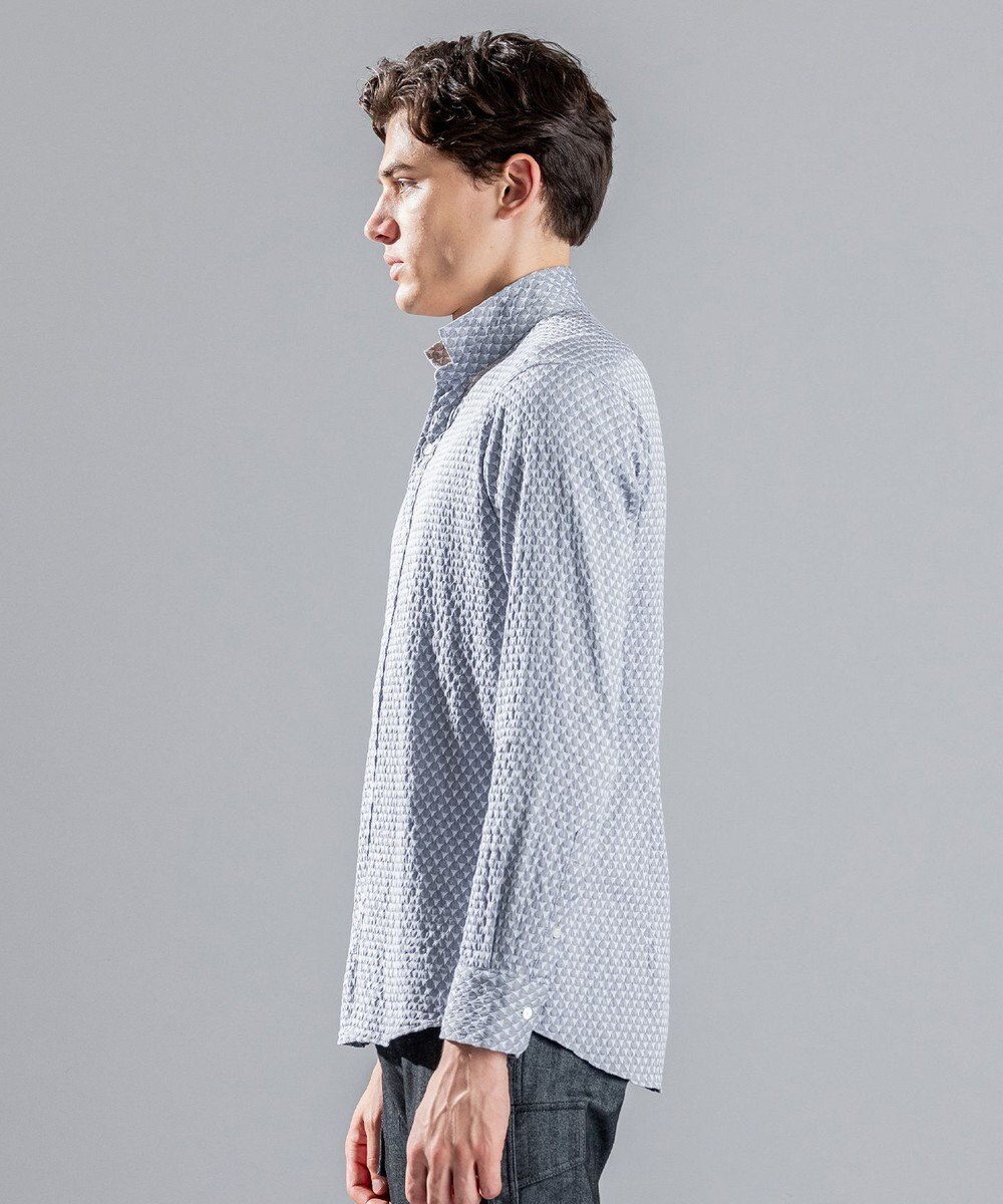 JOSEPH HOMME トライジャガードストレッチ　ウィングカラーシャツ 