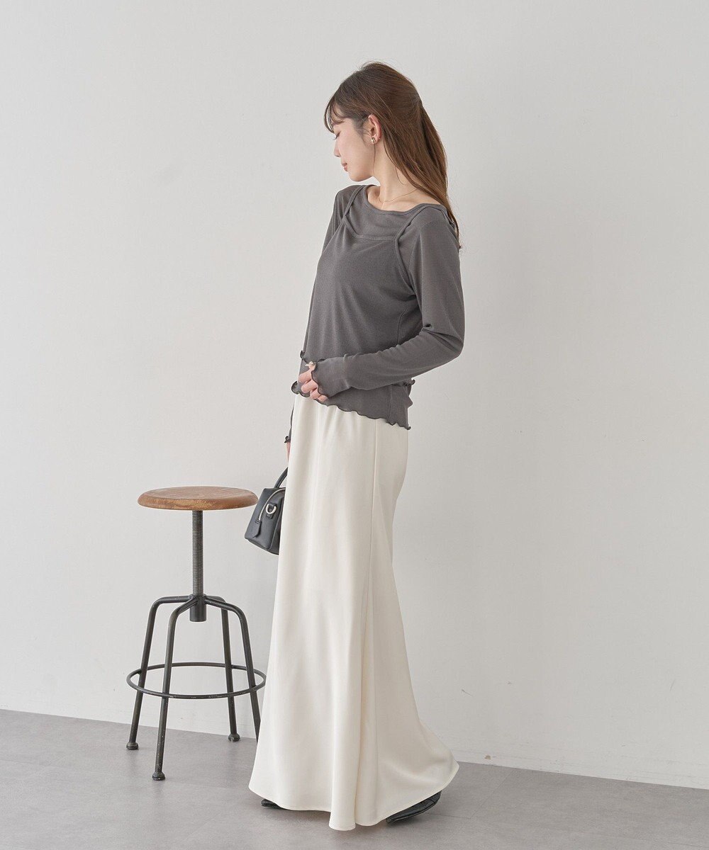 earth music&ecology 【SET2点】ツイストキャミレイヤードカットソー 