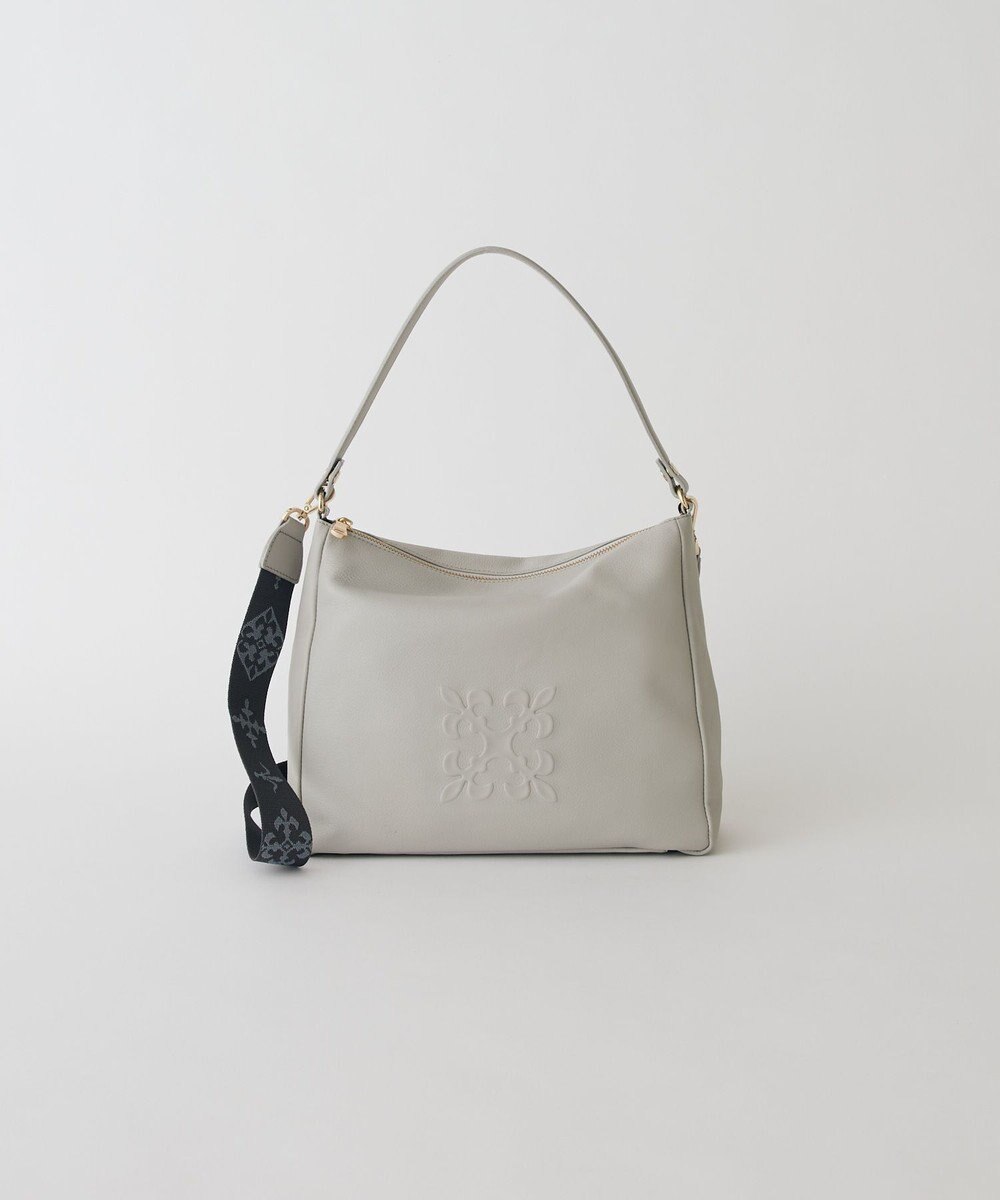 russet エンボスモノグラム2WAYショルダーバッグ(CE-1692) 