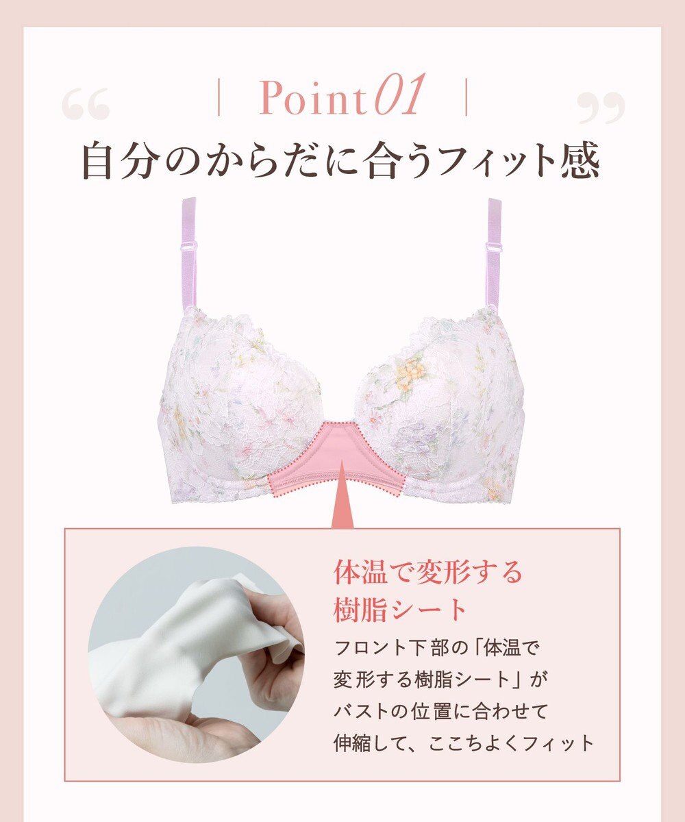 Wing 【マッチミーブラ】　ブラがわたしに合わせてくれる　バストの左右差や個々のバストの状態に対応　ウイング／ワコール　KB2003 