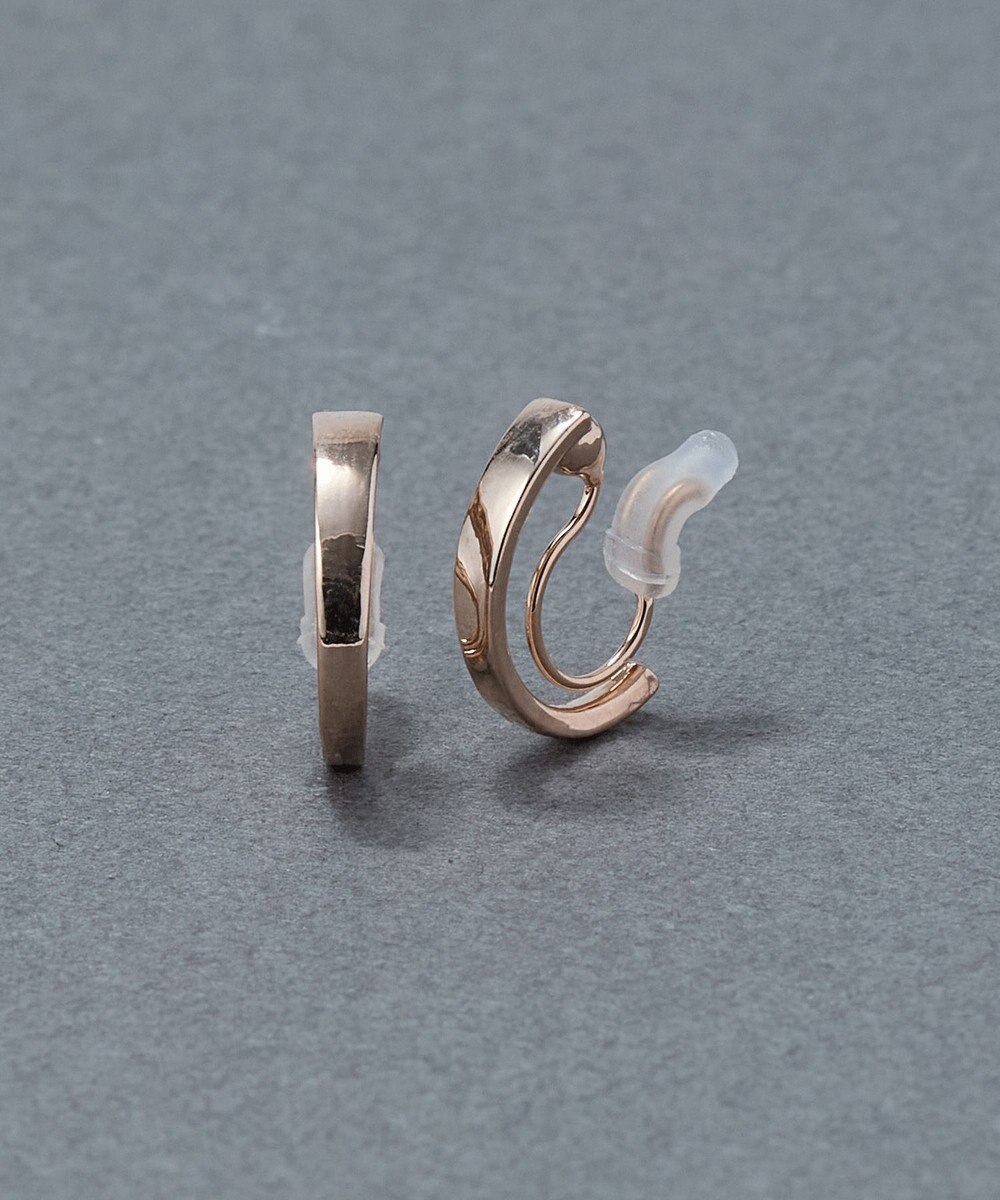 Phoebe 〈痛くないシリーズ/金属アレルギー対応〉モーションフープライトフィットイヤリング 定番/シンプル/フープイヤリング 