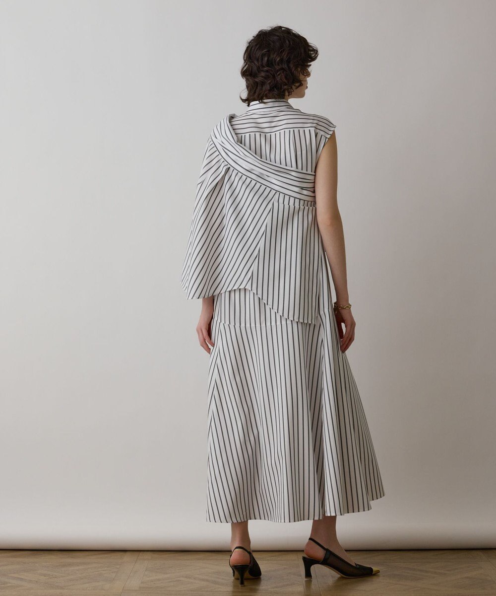 GRACE CONTINENTAL ストライプシャツワンピース 