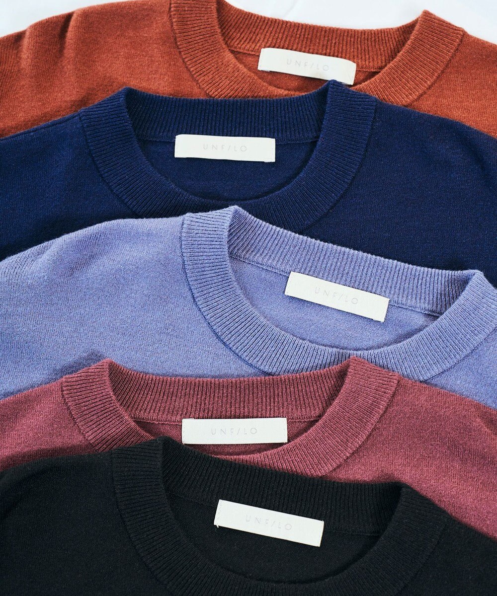 UNFILO MENS 【男女兼用】ライトウォーム クルーネックニット 