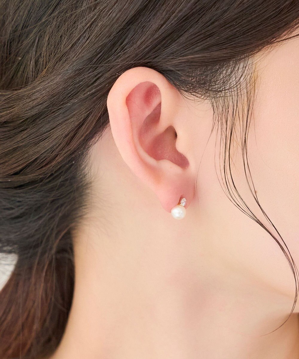 Phoebe 【K10】ジュエルパールイヤリング 